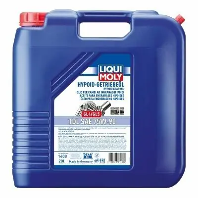 Liqui Moly Hypoid-Getriebeöl (GL4/5) TDL SAE 75W-90 Zertifiziert