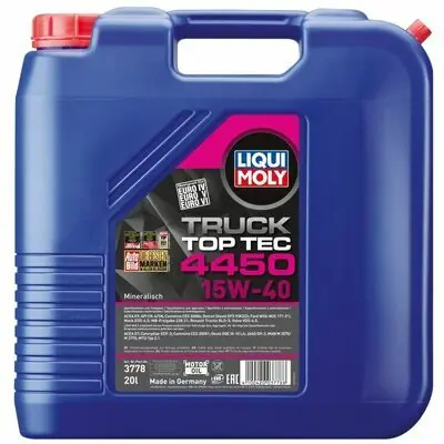 Liqui Moly Top Tec Truck 4450 15W-40 Nur Für Kurze Zeit