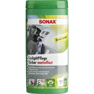 Sonax CockpitPflegeTücher Matteffect Green Lemon Box Günstig