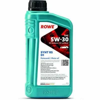 ROWE HIGHTEC SYNT RS D1 SAE 5W-30 Zertifiziert