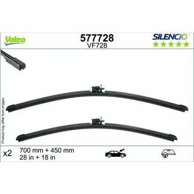 Garantierte Lieferung Valeo SILENCIO FLAT BLADE SET