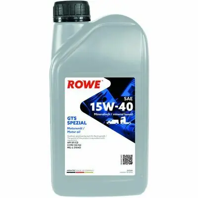 Markenprodukt ROWE HIGHTEC GTS SPEZIAL SAE 15W-40