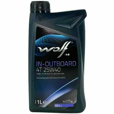 Wolf In-Outboard 4T 25W-40 Echt
