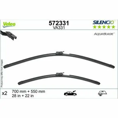 Direktkauf Valeo SILENCIO AQUABLADE SET